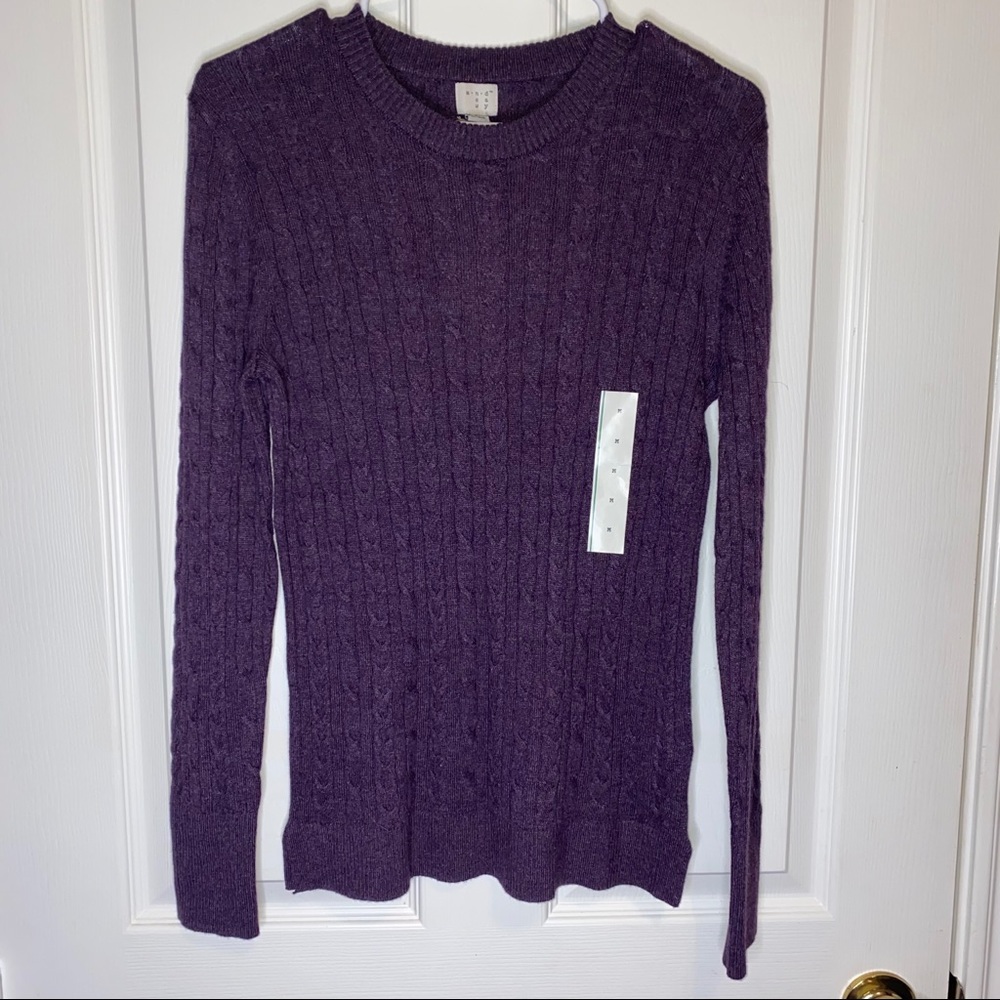 A New Day Purple Sweater